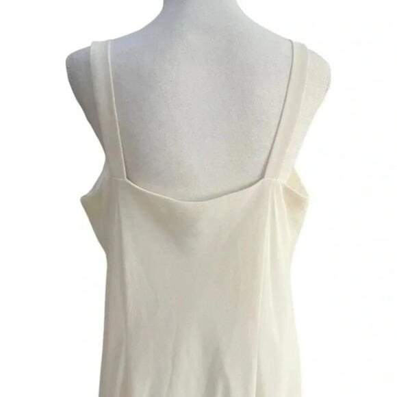 Vintage R&M Richards Women’s Ivory Embellished 2-Piece Jacket A-Line Dress - Picture 4 of 10